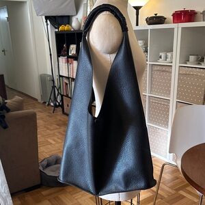 Stylish Black Tote Bag